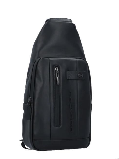 URBAN One-Shoulder-Tasche aus Leder Schwarz - PC-Rucksäcke