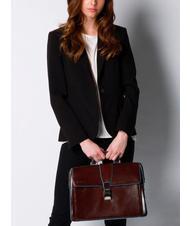 PIQUADRO BLUE SQUARE  Arzttasche aus Leder Mahagoni - Arbeitstaschen - 4