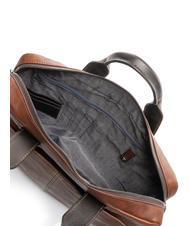 PIQUADRO PYRAMID Aktentasche aus Leder, 15 "PC-Halter BRAUN - Arbeitstaschen - 5