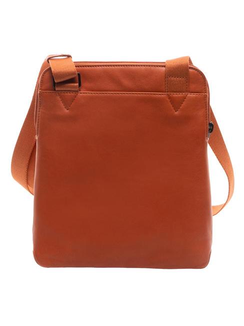 CAMPIONARIO - X18 Ledertasche orange2 - Umh&auml;ngetaschen Herren