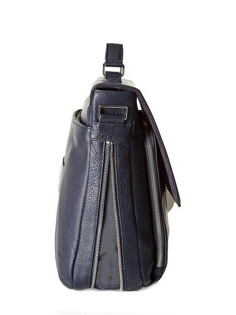 CAMPIONARIO - MODUS Leder-Laptop-Aktentasche 15" exp Blau - Arbeitstaschen