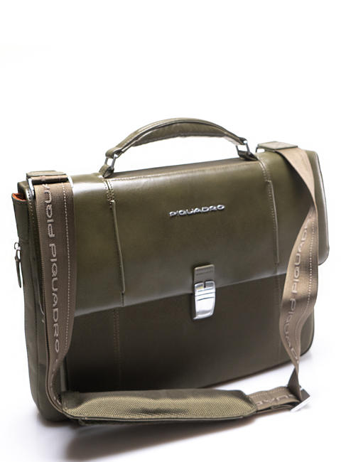 LINK 2 13" PC-Aktentasche, erweiterbar Gr&uuml;n - Arbeitstaschen