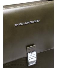 PIQUADRO LINK 2 13" PC-Aktentasche, erweiterbar Gr&uuml;n - Arbeitstaschen - 4