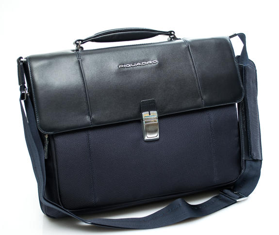 LINK 2 13" PC-Aktentasche, erweiterbar Blau - Arbeitstaschen