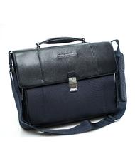 PIQUADRO LINK 2 13" PC-Aktentasche, erweiterbar Blau - Arbeitstaschen - 2