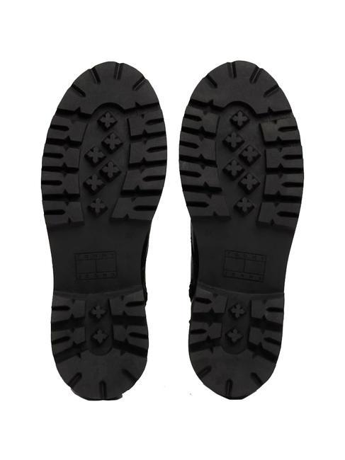 TOMMY JEANS Urban Lace Up Stiefeletten aus Leder SCHWARZ - Damenschuhe