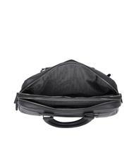 PIQUADRO CAMPIONARIO - BLACK SQUARE Leder-Aktentasche f&uuml;r 15,6-Zoll-Laptop Schwarz - Arbeitstaschen - 5