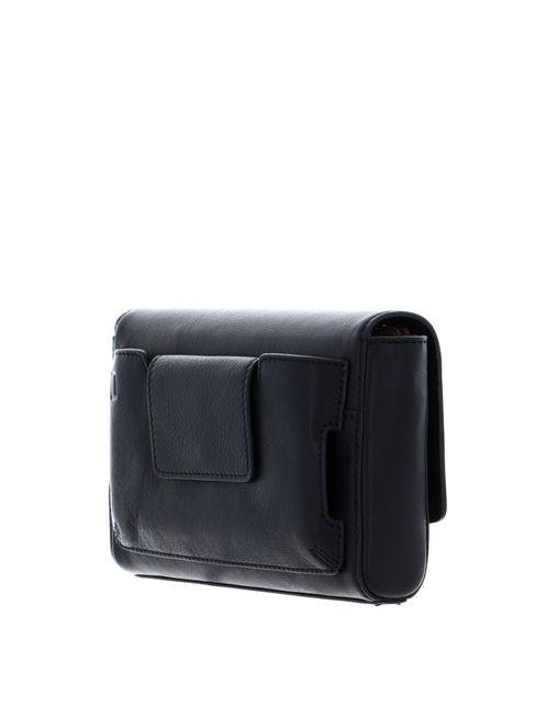 CAMPIONARIO - DAFNE Smartphone-Tasche aus Leder Schwarz - Damentaschen