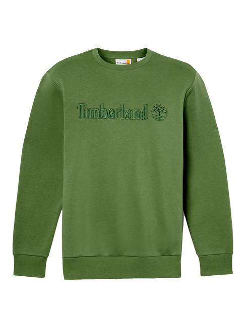 EMBROIDERY TONAL Sweatshirt mit Rundhalsausschnitt schwarz/waldgrün - Sweatshirts Herren