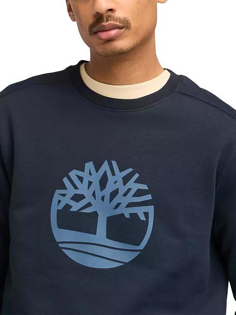 TREE LOGO Sweatshirt mit Rundhalsausschnitt dunkler Saphir - Sweatshirts Herren