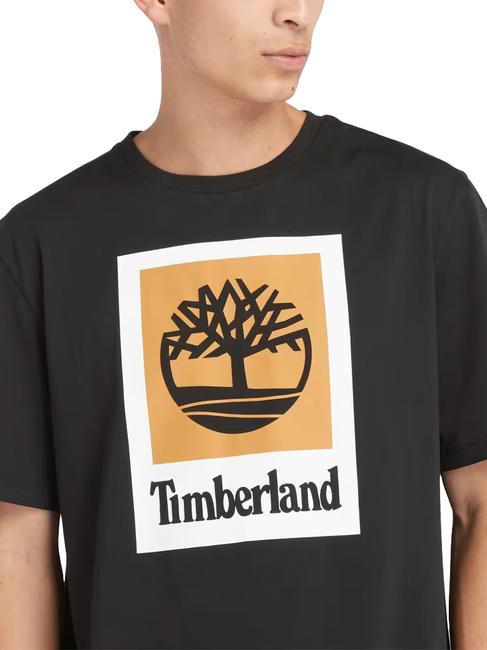 STACK LOGO Baumwoll t-shirt SCHWARZ - Herren-T-Shirts