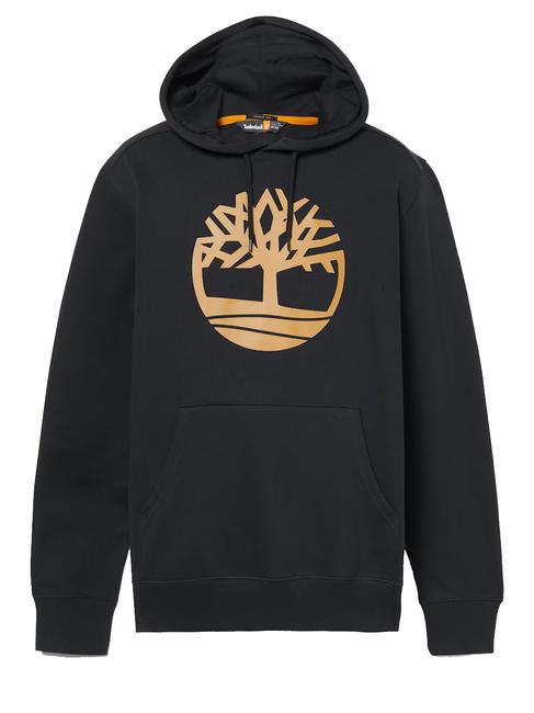 TREE LOGO Kapuzenpullover schwarz / weizenstiefel - Sweatshirts Herren