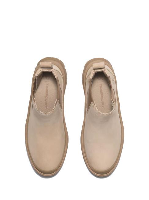 ROXIE LANE  Stiefeletten aus Leder hell beige - Damenschuhe