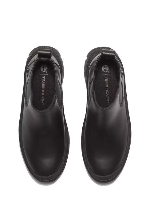 ROXIE LANE  Stiefeletten aus Leder schwarzes Vollkorn - Damenschuhe