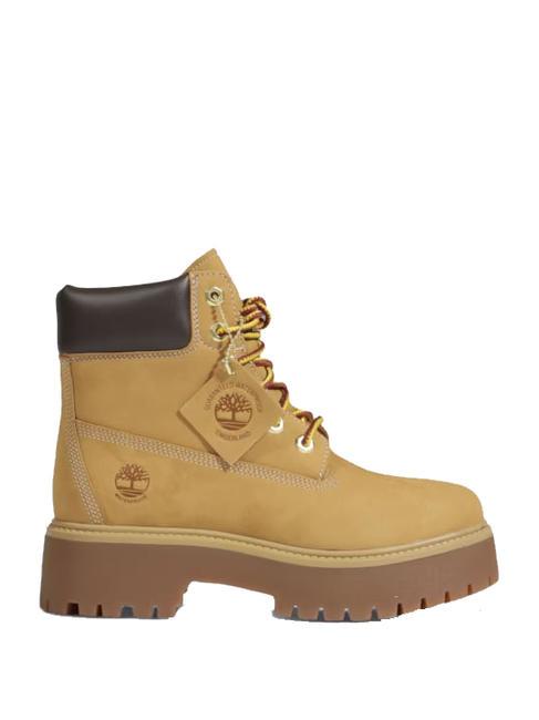 6 INCH  Stiefeletten aus Leder Weizen - Damenschuhe