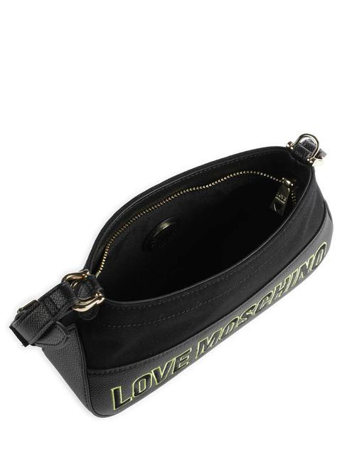 FREE TIME  Umh&auml;ngetasche, mit Schultergurt Schwarz - Damentaschen