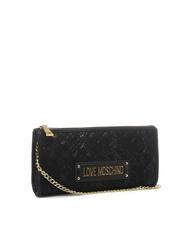 LOVE MOSCHINO QUILTED LACE Schultertasche Schwarz - Damentaschen - 2