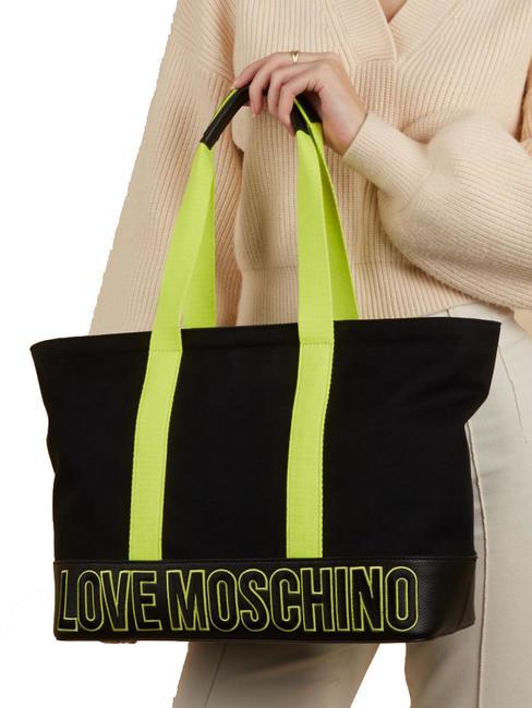 FREE TIME  Canvas-Shopper Schwarz - Damentaschen