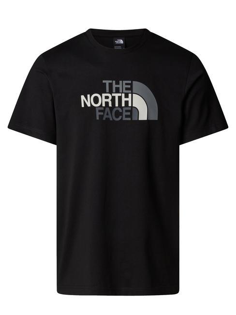 EASY T-Shirt mit Logo-Print tnf schwarz - Herren-T-Shirts