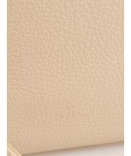 LESAC ROBERTA Dollar-Clutch aus Leder Milch - Damentaschen - 5