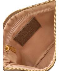 LESAC ROBERTA Dollar-Clutch aus Leder Taupe - Damentaschen - 6