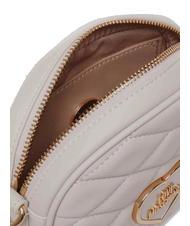 LOVE MOSCHINO ROMANTIC Schulter-Mikrotasche Elfenbein - Damentaschen - 3