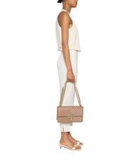 PINKO CLASSIC LOVE ONE Tasche aus Nappaleder Ingwerkeks-Antikgold - Damentaschen - 4