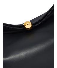 FURLA SFERA SOFT Umhängetasche aus Leder Schwarz - Damentaschen - 4