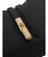 FURLA GOCCIA Umh&auml;ngetasche aus geh&auml;mmertem Leder Schwarz - Damentaschen - 3