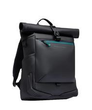 PIQUADRO CORNER SPECIALE GOMMATO Rolltop-Rucksack für 15,6-Zoll-Laptop - PC-Rucksäcke