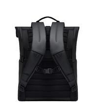 PIQUADRO CORNER SPECIALE GOMMATO Rolltop-Rucksack f&uuml;r 15,6-Zoll-Laptop Schwarz - PC-Rucks&auml;cke - 3