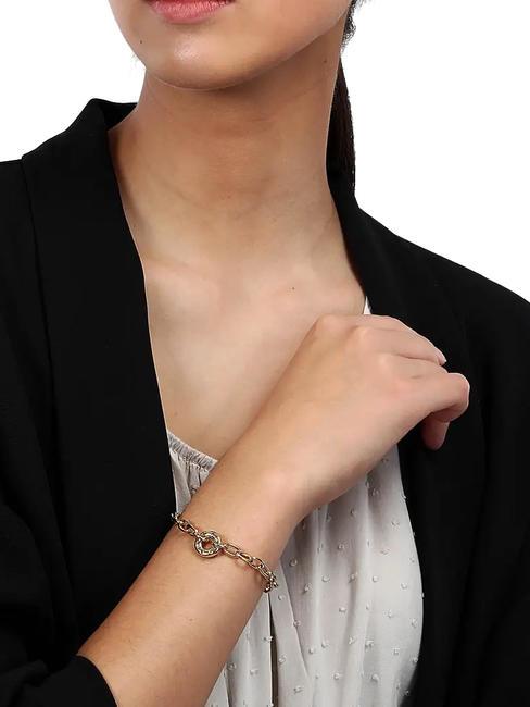 BAGLIORI Armband mit farbigen Kristallen Gold - Armbänder