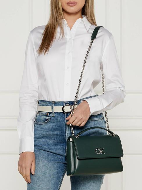 RE-LOCK  Schulter-/Umhängetasche palmengrün - Damentaschen