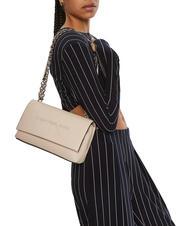 CALVIN KLEIN SCULPTED Convertible Schulter-/Umhängetasche grauer Morgen - Damentaschen - 5