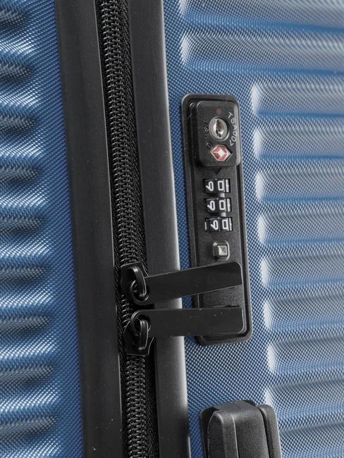 ADVENTURE Set mit 3 Kabinentrolleys, mittelgroß, groß Marine - Trolleyset