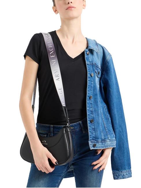 SMALL HOBO Schultertasche Schwarz - Damentaschen