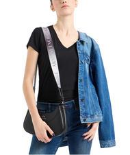 ARMANI EXCHANGE SMALL HOBO Schultertasche Schwarz - Damentaschen - 6