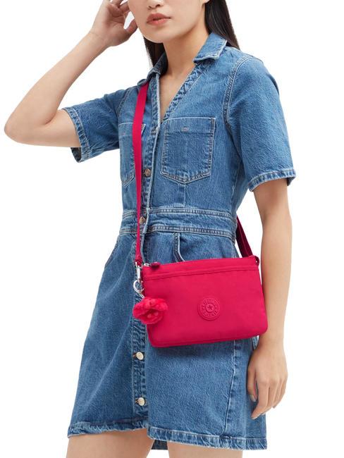 RIRI S Flache Minitasche rosa Konfetti - Damentaschen