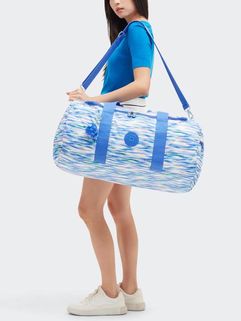 ARGUS M Große Reisetasche mit Schultergurt verdünntes Blau - Reisetaschen