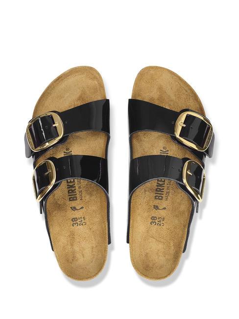 ARIZONA BIG BUCKLE Lackpantoffel Schwarz - Damenschuhe