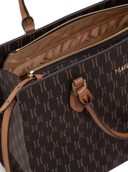 MONOGRAM Lock Handtasche, mit Schultergurt dunkelbraun - Damentaschen