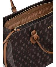 ALVIERO MARTINI PRIMA CLASSE MONOGRAM Lock Handtasche, mit Schultergurt dunkelbraun - Damentaschen - 4