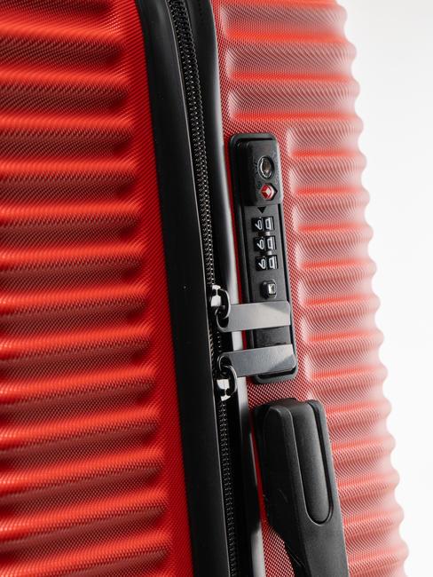 ADVENTURE Mittelgroßer Trolley Rot - Harte Trolleys