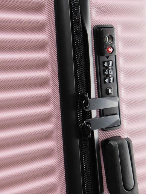 ADVENTURE Mittelgroßer Trolley Rosa - Harte Trolleys