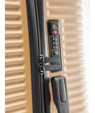 ROCCOBAROCCO ADVENTURE Mittelgroßer Trolley Gold - Harte Trolleys - 5