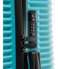 ROCCOBAROCCO ADVENTURE Mittelgroßer Trolley Surfblau - Harte Trolleys - 5