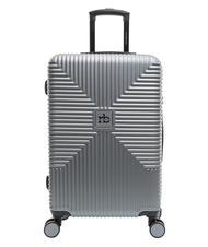 ROCCOBAROCCO ADVENTURE Set mit 3 Kabinentrolleys, mittelgroß, groß mittelgrau - Trolleyset - 3