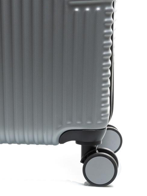 ADVENTURE Set mit 3 Kabinentrolleys, mittelgroß, groß mittelgrau - Trolleyset