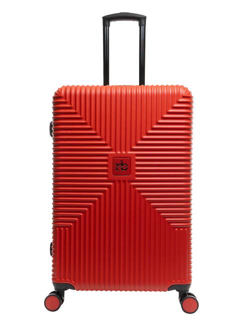 ADVENTURE Set mit 3 Kabinentrolleys, mittelgroß, groß Rot - Trolleyset