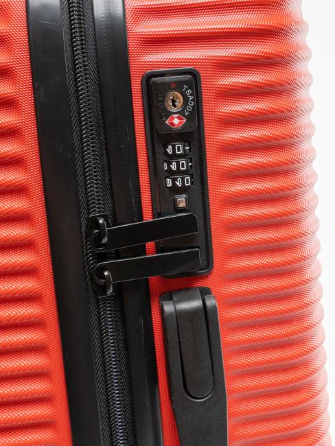 ADVENTURE Set mit 3 Kabinentrolleys, mittelgroß, groß Rot - Trolleyset